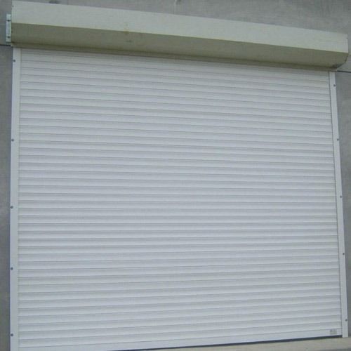 White 12X10 Feet 1.5 Mm Thick Rectangular Paint Coated Steel Rolling Shutters