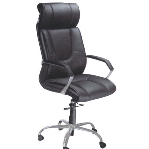 Machine Made Easy To Move Adjustable Black Office Chairs