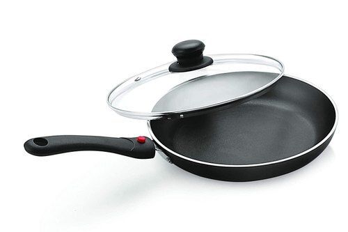 Hard Anodized Aluminium Frying Pan With Glass Lid