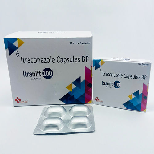 ITRONIFT 100 Itraconazole Antifungal Capsules BP, 10x1x4 Alu Alu