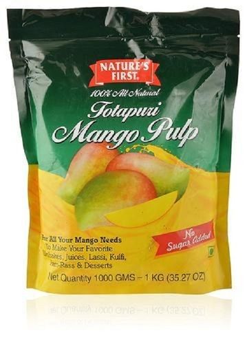 Naturally Fresh Natures First Totapuri Mango Pulp Packaging: Bag