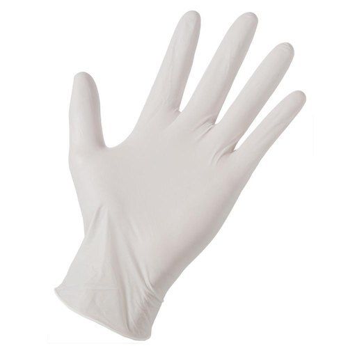  Recyclable White Latex Surgical Disposable Gloves 