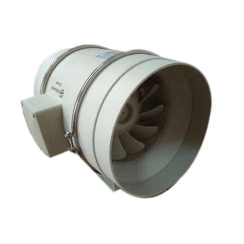 ब्लैक 415 V और 7.5 वॉट इलेक्ट्रिक पावर सोर्स वॉल माउंटेड प्लास्टिक ब्लोअर फैन