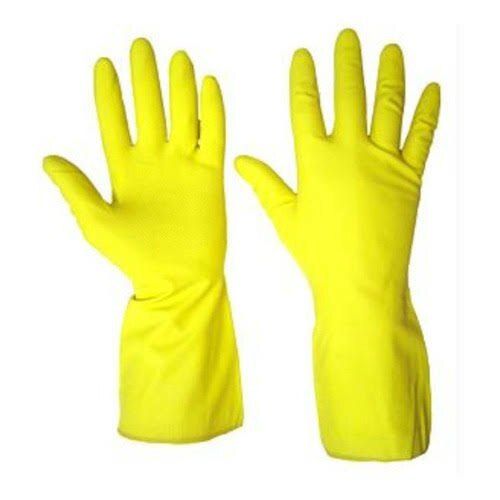 Comfortable And Skin Friendly Recyclable Hand Disposable Yellow Gloves 