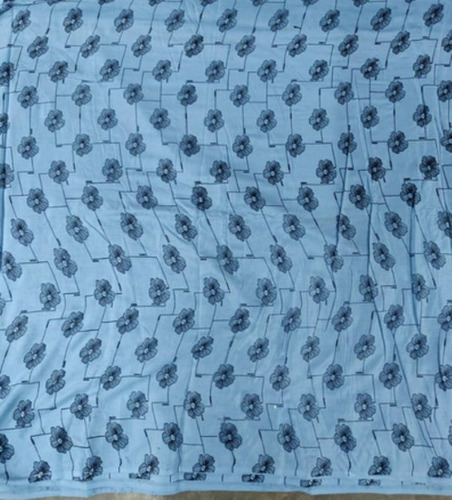 कपड़ों के लिए 35-36 चौड़ाई और 30 के दशक के यार्न काउंट के साथ सेमी सिंथेटिक पिगमेंट प्रिंटेड रेयन फैब्रिक