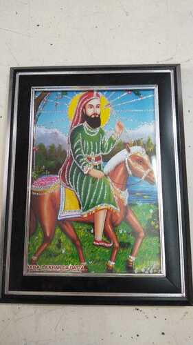 Baba Lakhan Da Datta Lakh Daata Data Peer Ji Wall Painting Framed