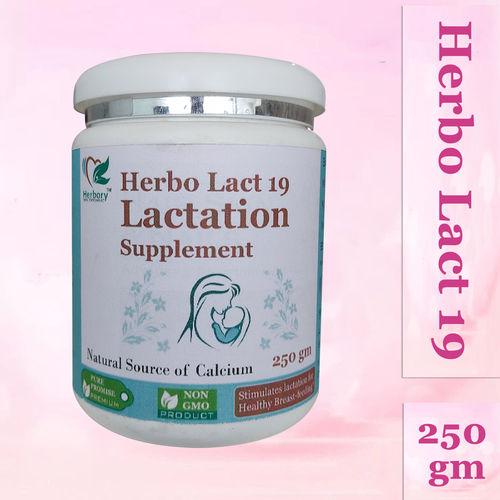 Herbo Lact 19 Lactation Supplement - 250g (Pack 1x36 Bottles)