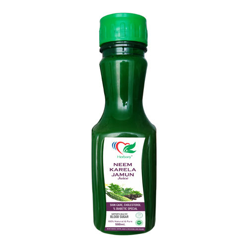 Neem, Karela And Jamun Juice - 500ml (pack Of 1x21 Bottles) Ingredients: Herbal Extract