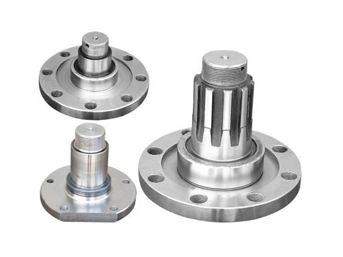 Rotavator Axle Set - Stainless Steel, Single Speed Transmission, 9 kg Weight | Gray Color, Polished Grinding Finish