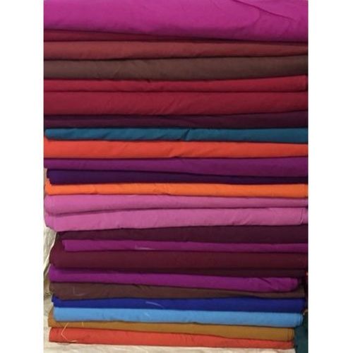 Uni Color Soft Comfortable Lightweight Woven Carded Plain Style Cotton Textile Fabric 