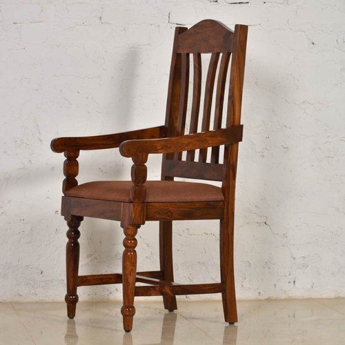 Wooden Chair For Home And Hotel Use, With Arm And Non Foldable General Medicines