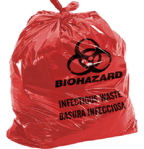 100% Biodegradable Low Density Polyethylene Biohazard Waste Bags Weight: 130  Kilograms (Kg)