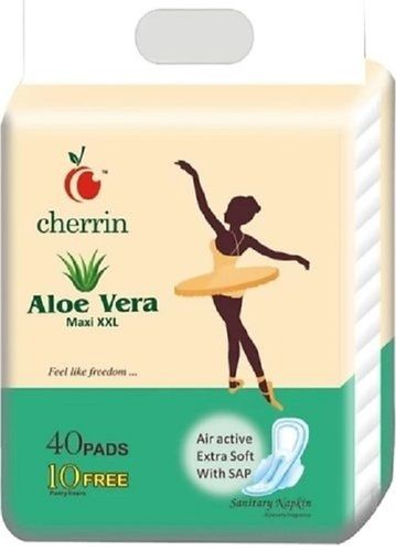 Cherrin Aloe Vera Maxi Xxl Size Extra Soft With Sap Sanitary Napkins