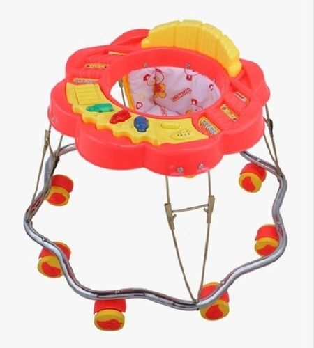 Plastic And Metal Chromium Baby Walkers