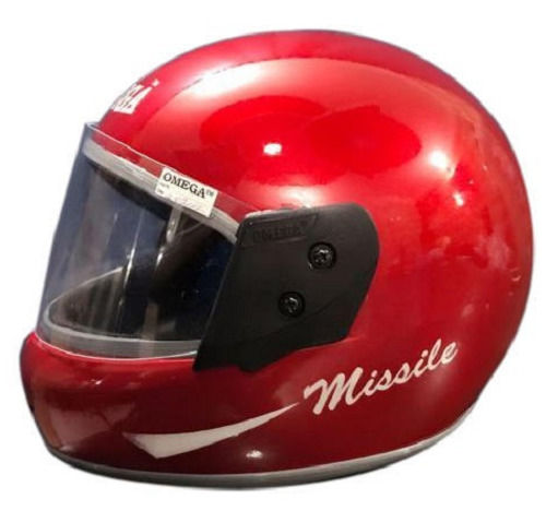 Polycarbonate Plastic Fiberglass Glossy Finished Full Face Motorcycle Helmet