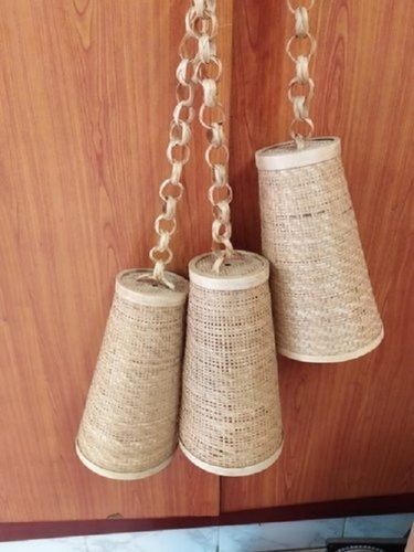 15-17 Inch Height Handmade Hanging Bamboo Tower Lampshade