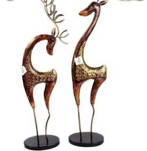 Antique Iron Craft Deer Set For Home Decoration