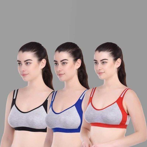 Wire Free Regular Strap B Cup Jersey Knitted Causal Fit Without Hook Sport  Power Sports Bra at 280.00 INR in Mumbai