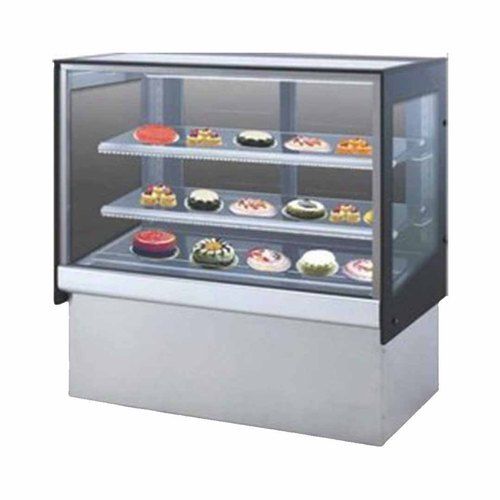 Electric Pastry Display Cabinet With Inclined Front Glass Used In Shop Capacity: As Per Customer Requirement Kg/Hr