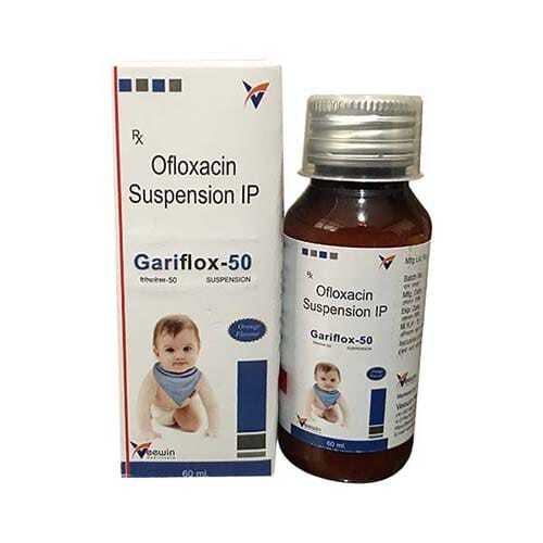 GARIFLOX-50 Ofloxacin 50 MG Antibiotic Pediatric Oral Suspension, 60 ML