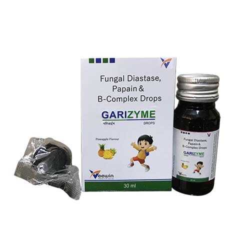 Garizyme Fungal Diastase, Papain, B-Complex Pediatric Oral Drops, 30 Ml Application: Automotive