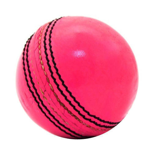 Plain Cricket Pink Leather Ball For Playing Cricket