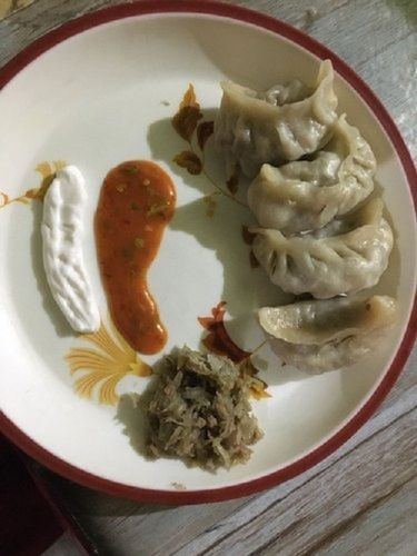 Salty Frozen Chicken Momo Fat: 0.3G Grams (G)