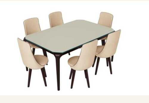 Sheesham Wood Opulent Dinning Table With 6 Chairs Set