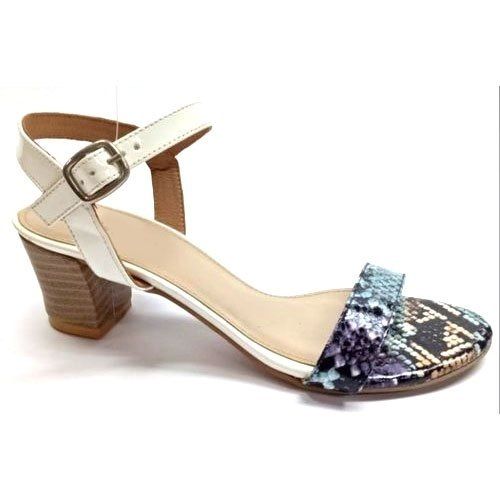 Cream Slip On Type Style Party Wear All Season Ladies Hight Heel Sandal For Ladies