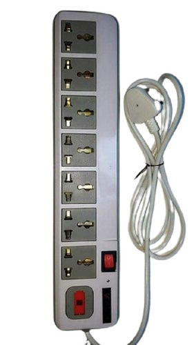 100% Safe Lightweight 20 Voltage 7 Sockets Pvc Plastic Extension Sockets