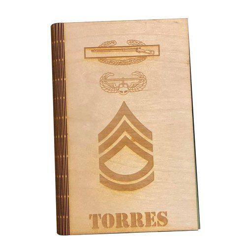 Eco Friendly Durable Brown Wooden Book Cover