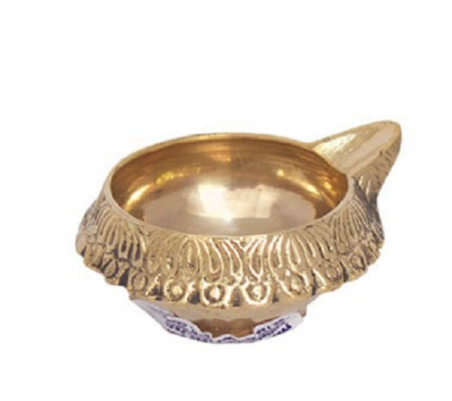 Decorative Round Designer Brass Diwali Diya 