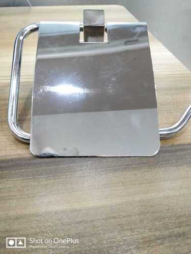 Heavy Duty Square Corrosion Resistant Steel Toilet Paper Holder For Home, Office And Malls