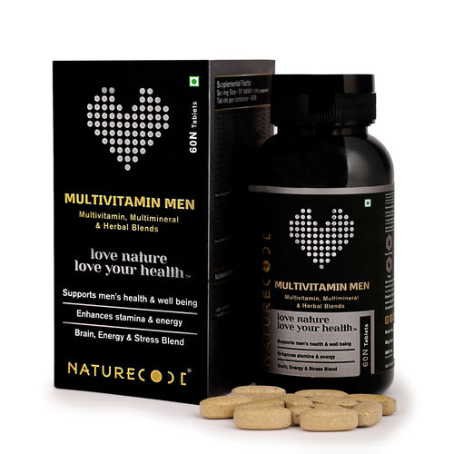 Multivitamin and Multimineral Herbal Blend Dietary Supplement for Men