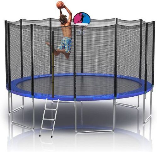 Red Outdoor Trampoline