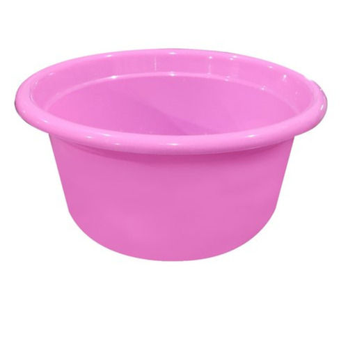 Solid Plastic Durable Portable And Handy Multi Purpose Tub In Round Shape Normal Size