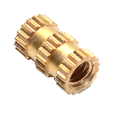 Straight Brass Knurling Insert, Size M2 and M10