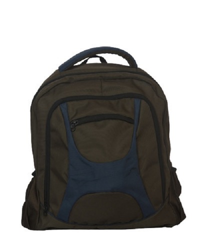 Zipper Closure Type Plain Nylon Black Color School Bag For Higher Secondary Class