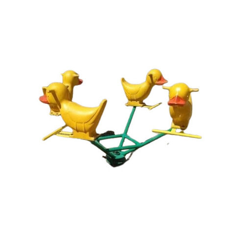 4 Seats Duck FRP Merry Go Round for 5 to 9 Years Old Kids