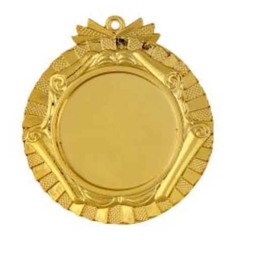 Artificial Style Plated Finely Crafted Technics Round Sports Medal For Home Decoration