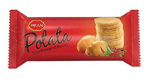 Healthier And Tastier Nutrient Enriched Round Spicy Potato Biscuit Flavor 