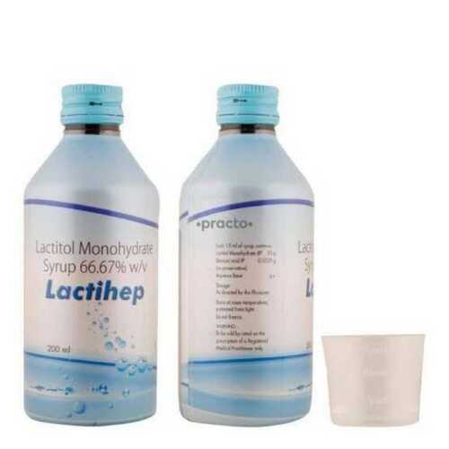 Lactitol Monohydrate Syrup 66.67% W/V Lactihep 200 Ml