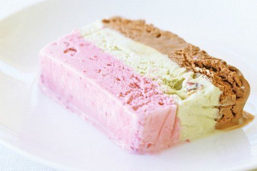 Mouth Watering Taste Three Layer Cassata Ice Cream