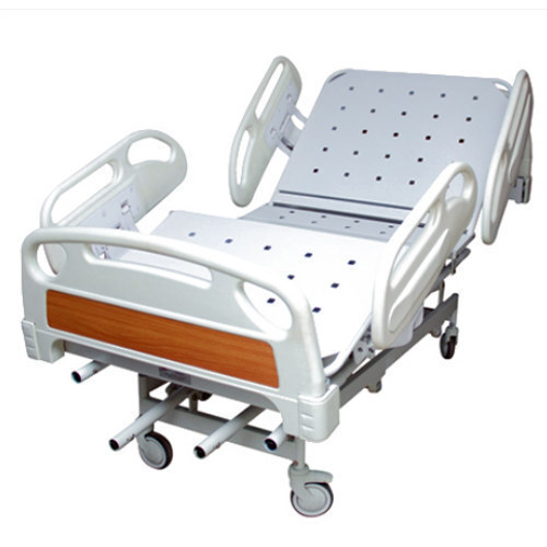 Movable Abs Hospital Icu Bed - Color: White