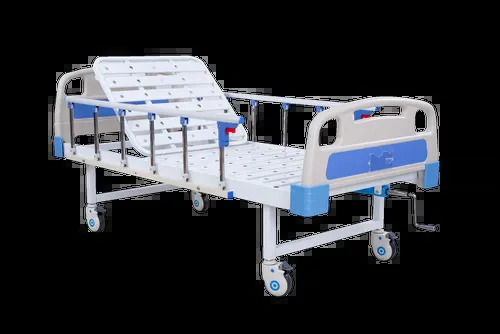 Reliable Service Life Stainless Steel Frame Manual Back Rest Semi Fowler Bed