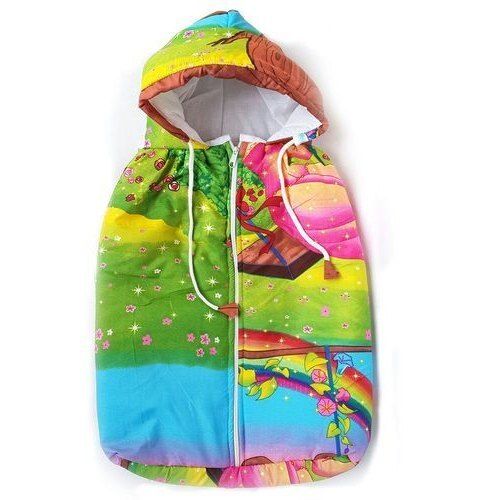 48 x 70 x 12 Cm New Born Multicolor Printed Baby Sleeping Bag