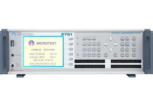 8761 Cable Tester 4 Wire with DC Insulation and Quick Conductance