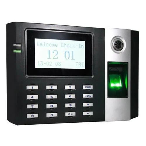 Abs Plastic Body Wall Mounted Biometric Fingerprint Attendance Machine