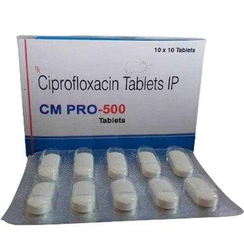 Silver Cm Pro- 500 Ciprofloxacin 500 Mg Antibiotic Tablets, 10X10 Blister Pack