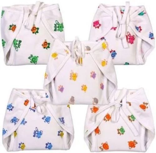 Comfortable And Soft Nb Baby Printed Diaper Style Nappi 5 Piece Set